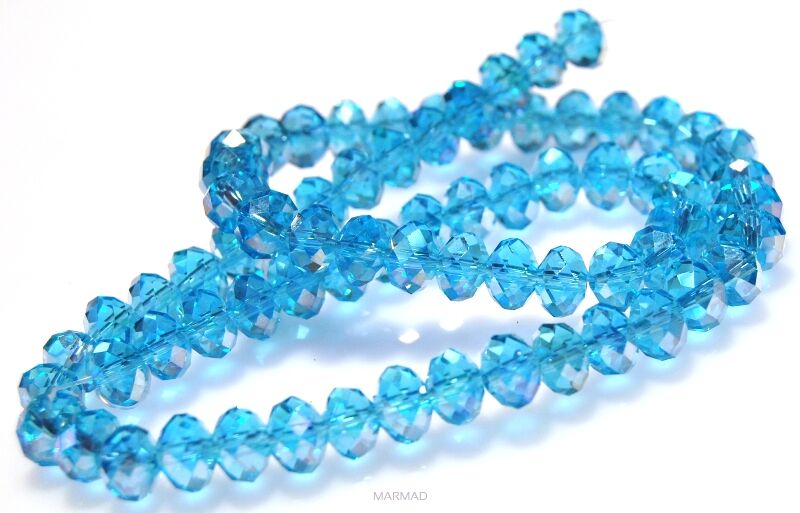 Kryształki fasetowane - oponka 8x4mm