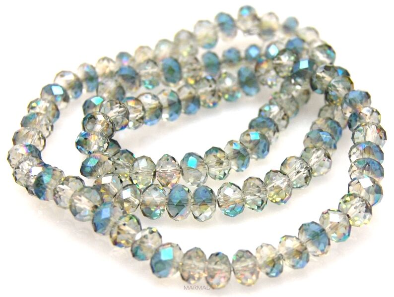 Kryształki fasetowane - oponka 6x4mm