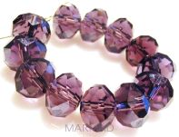 Kryształki fasetowane - oponka 12x8mm - 2