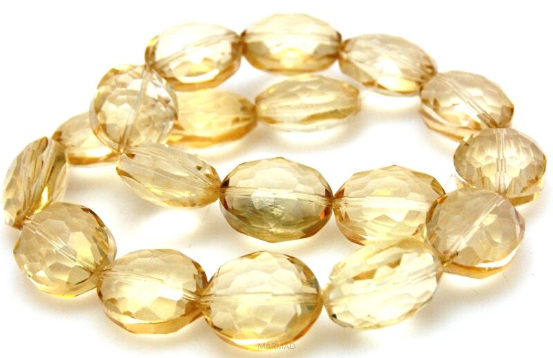 Kryształ fasetowany - owal 20x15mm