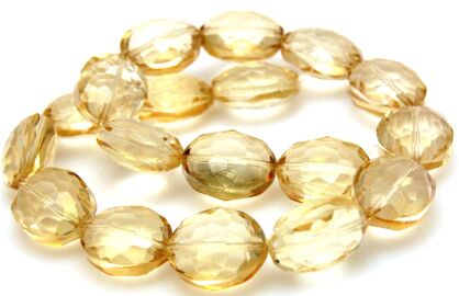 Kryształ fasetowany - owal 20x15mm