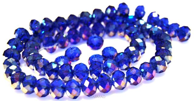 Kryształki fasetowane - oponka 10x7mm