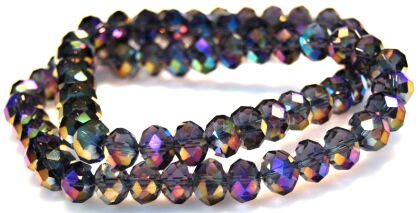 Kryształki fasetowane - oponka 10x7mm