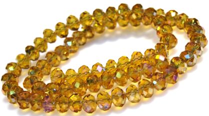 Kryształki fasetowane - oponka 10x7mm