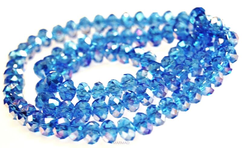 Kryształki fasetowane - oponka 6x4mm