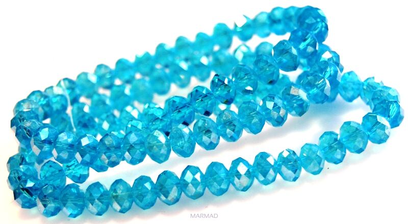 Kryształki fasetowane - oponka 6x4mm