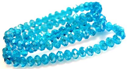 Kryształki fasetowane - oponka 6x4mm