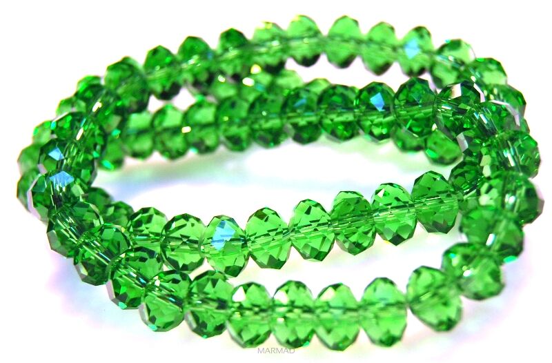 Kryształki fasetowane - oponka 8x5mm