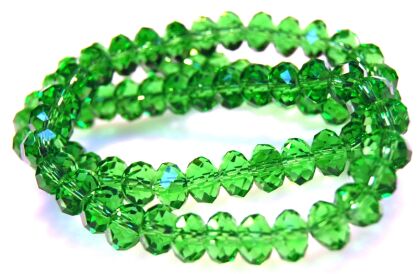 Kryształki fasetowane - oponka 8x5mm