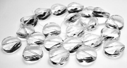 Kryształ fasetowany - moneta 18mm