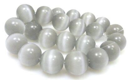 Kocie oko- uleksytowe szary - kula 16mm