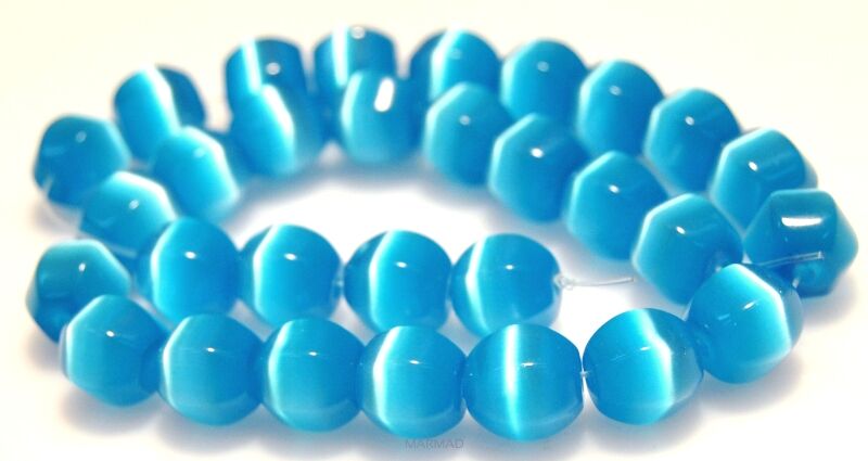 Kocie oko- uleksytowe niebieski - kula ze szlifem 10mm