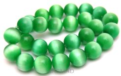Kocie oko- uleksytowe zielony - kula 14mm