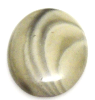 Kaboszon krzemień pasiasty owal 40x30x7mm
