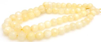 Jadeit fasetowany - kula 6mm