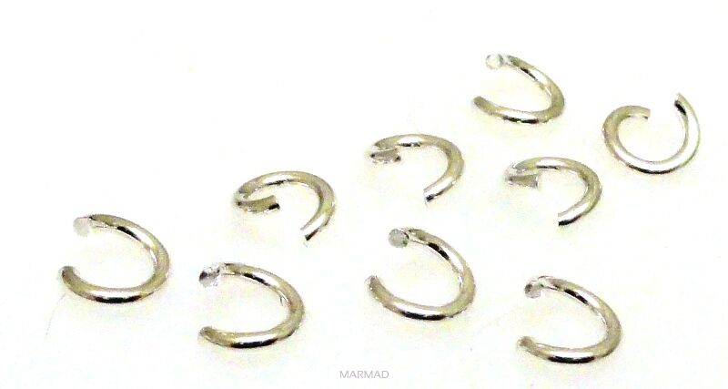 Kółka - ogniwka otwarte 4mm - srebro 925