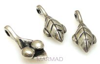 Zawieszka 22x10mm - srebrzona próba 999 - 2