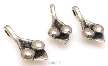 Zawieszka 22x10mm - srebrzona próba 999