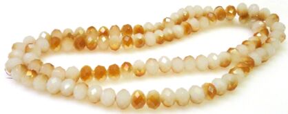 Kryształki fasetowane - oponki 6x4mm