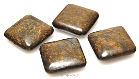 Bronzyt - kwadrat 25x25mm