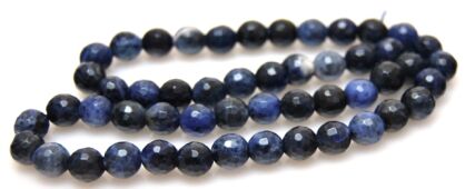 Sodalit fasetowany - kula 8mm