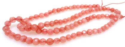 Jadeit fasetowany - kula 4mm