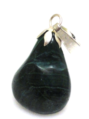 Zawieszka - malachit naturalny 37x20mm