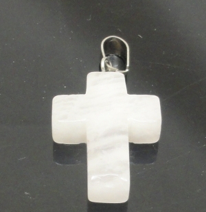 Zawieszka - kwarc krzyż 38x16x6mm