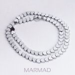 Hematyt srebrny - serce 6x6mm - 3