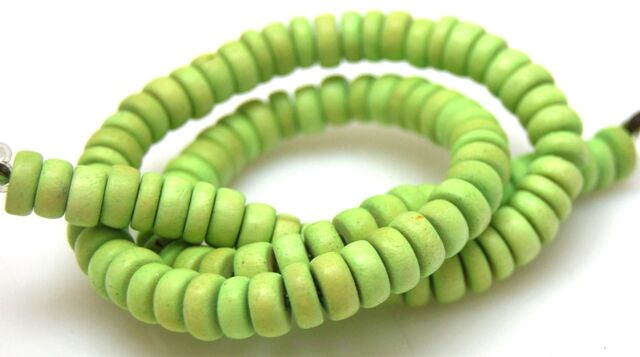 Kokos - talarki 8x3mm - jasno seledynowy