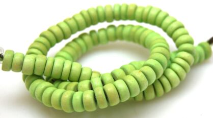 Kokos - talarki 8x3mm - jasno seledynowy