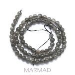 Kamień księżycowy grey - kula 4,5-5mm - 2