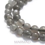 Kamień księżycowy grey - kula 4,5-5mm - 3