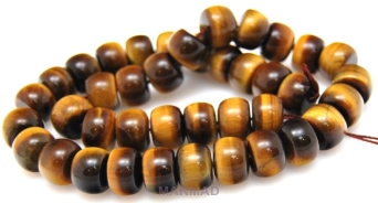 Tygrysie oko - walec 12x8mm