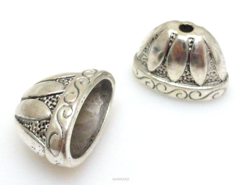 Czapeczki bali na korale - kielich 20x13mm