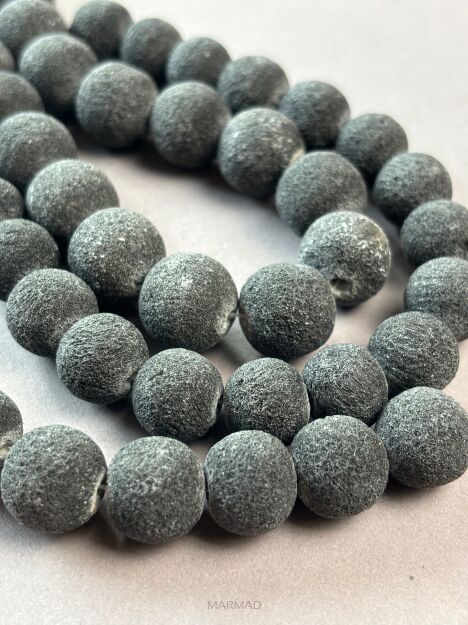 Koralowiec- czarno-grafitowy - kula 24mm