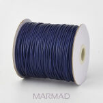 Sznurek jubilerski woskowany - o średnicy 0,8mm - granatowy - 2