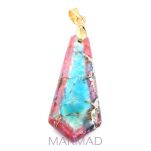 Zawieszka - jaspis cesarski grot 47x15mm