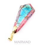 Zawieszka - jaspis cesarski grot 47x15mm