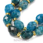 Apatyt fasetowany - owal 8x6mm - 4