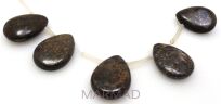 Bronzyt  - kropla 20x15mm