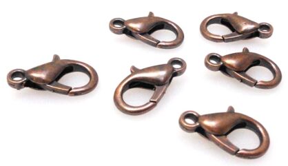 Zapięcie karabińczyk 14mm - kolor red copper