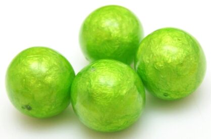 Masa perłowa w akrylu - kula 25mm - seledynowa