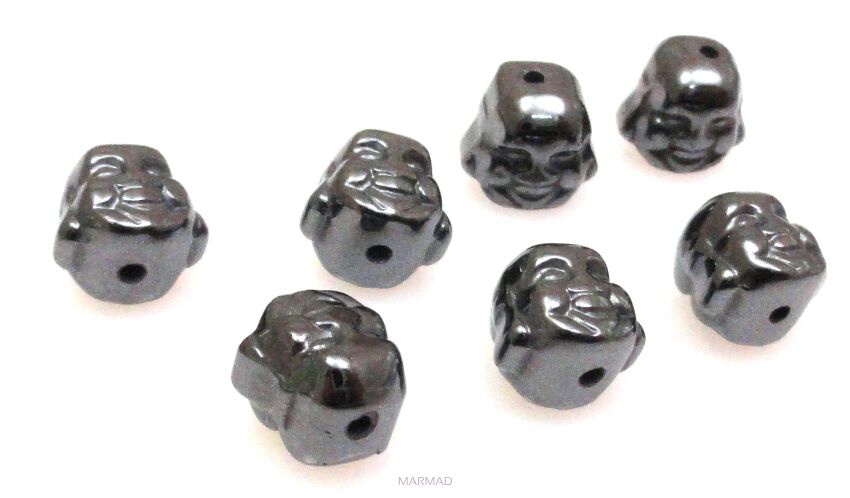 Hematyt - głowa Buddy 8x7mm