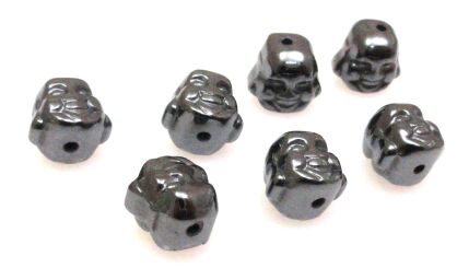 Hematyt - głowa Buddy 8x7mm