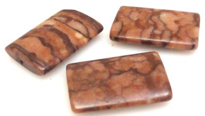 Trawertyn - prostokąt 30x22mm