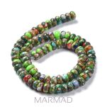 Jaspis cesarski wielobarwny- oponka 8x5mm - 2