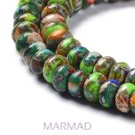 Jaspis cesarski wielobarwny- oponka 8x5mm - 3