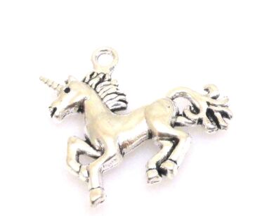 Zawieszka - jednorożec 27x24mm