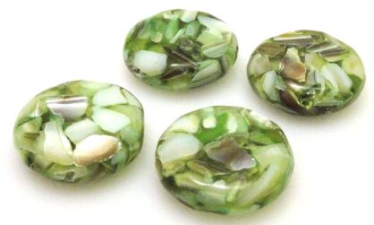 Masa perłowa kruszona - moneta 18mm - jakość B